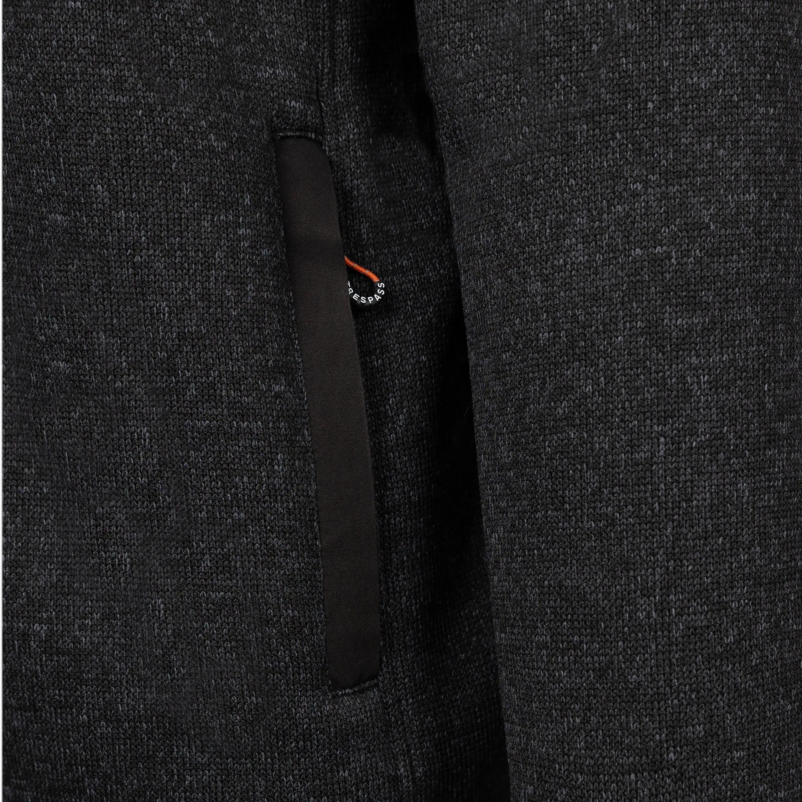 Mens Full Front Zip With Chin Guard Fleece Jacket- Bramall 4/5