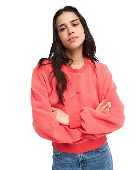 Sherpa-Fleece CHILL STORY Rot Dames