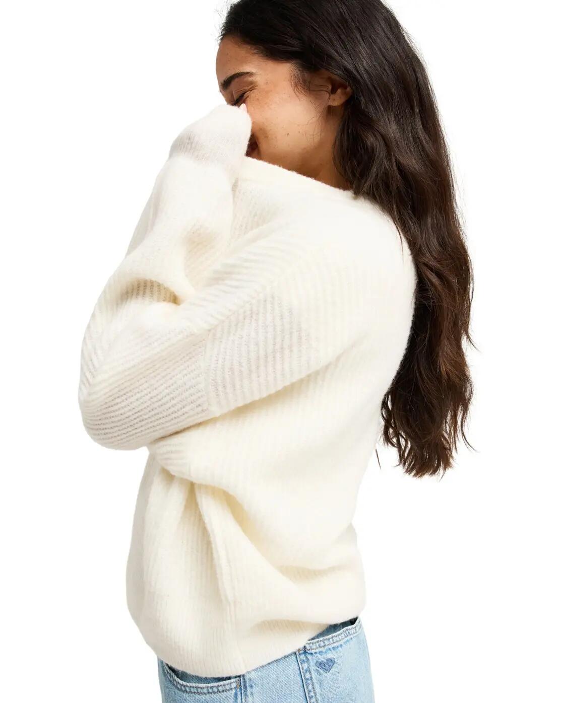Pullover LOOMED HORIZON Weiss Dames 3/4