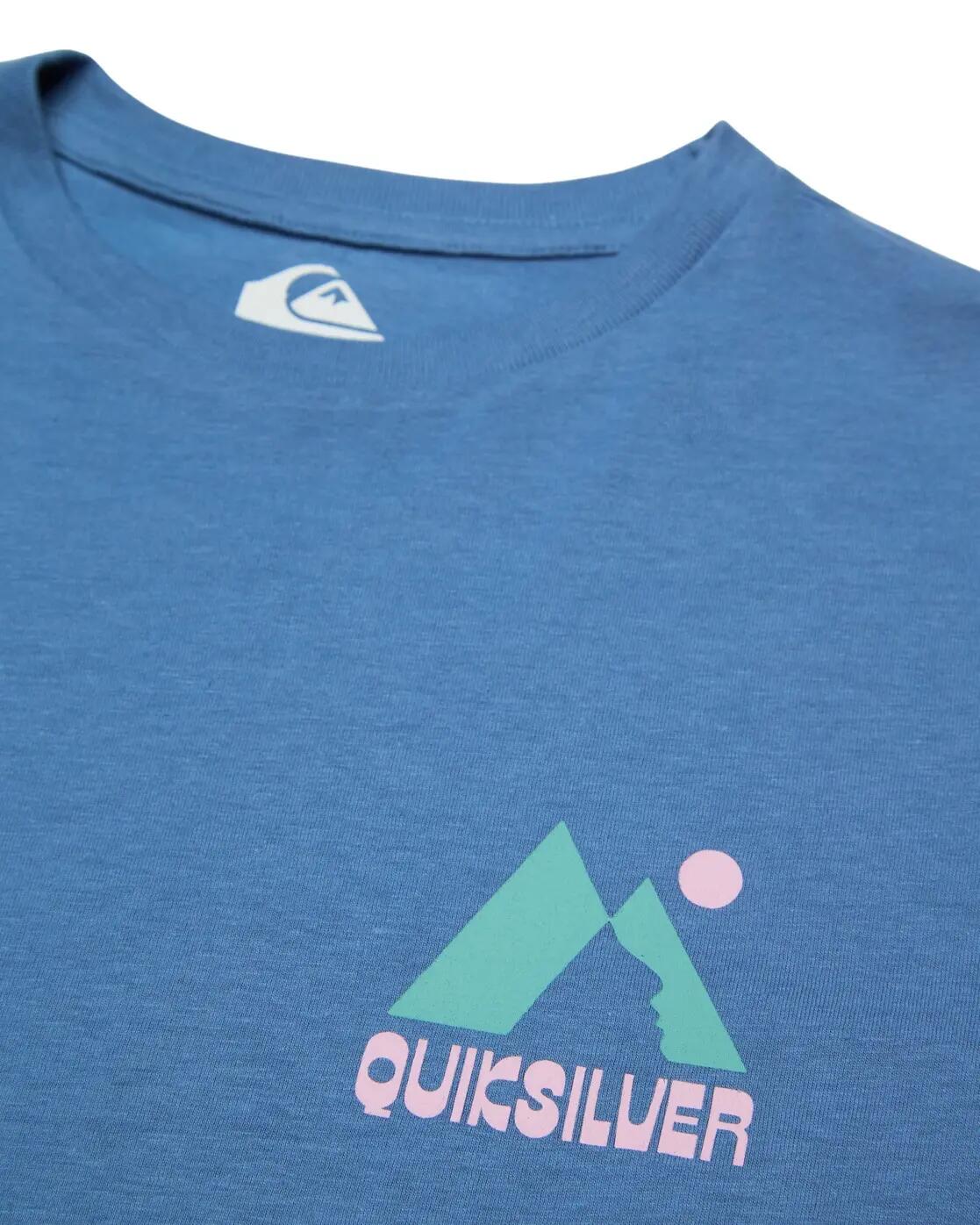 T-Shirt manches courtes PEAK Bleu Garçon 3/4