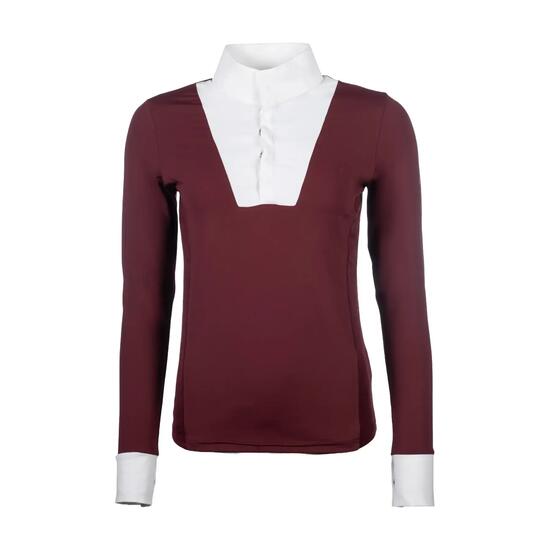 Polo de concours manches longues femme HKM Virginia