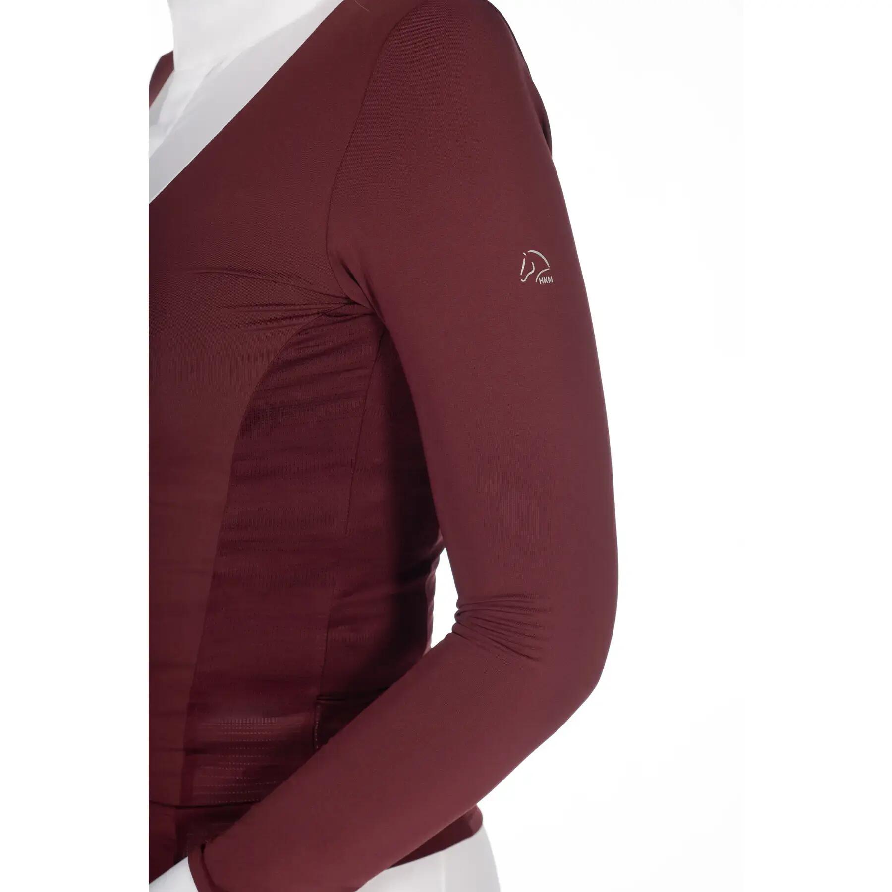 Polo de competición de manga larga para mujer HKM Virginia 5/5