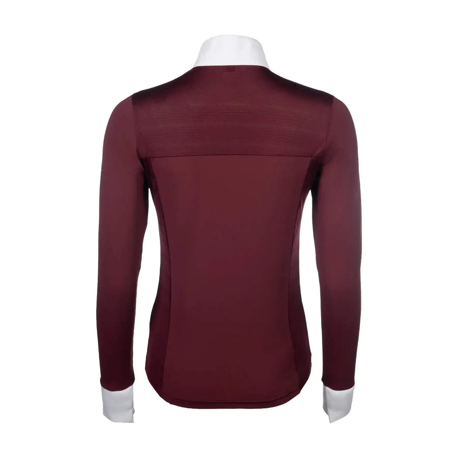 Polo de competición de manga larga para mujer HKM Virginia 2/5