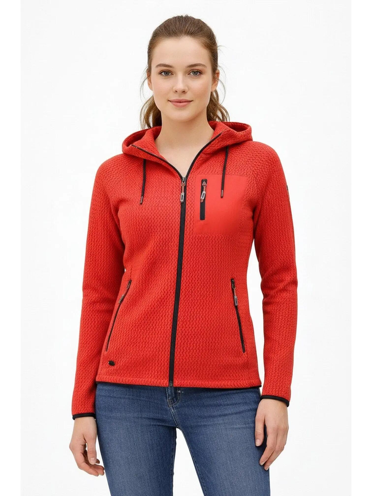 LPO Damen Kapuzenfleecejacke WEYA 3/3