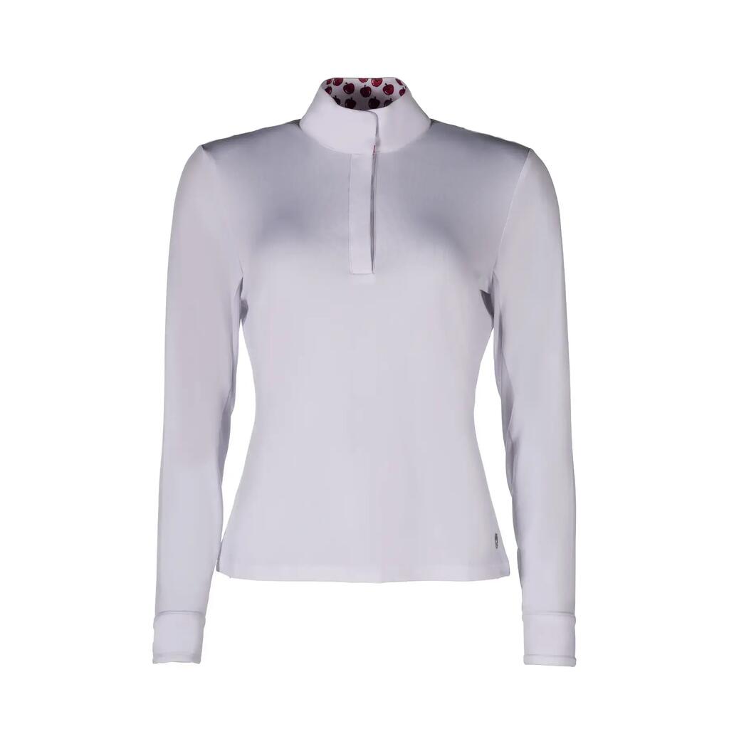 Women's competition polo shirt HKM Hunter Langarm