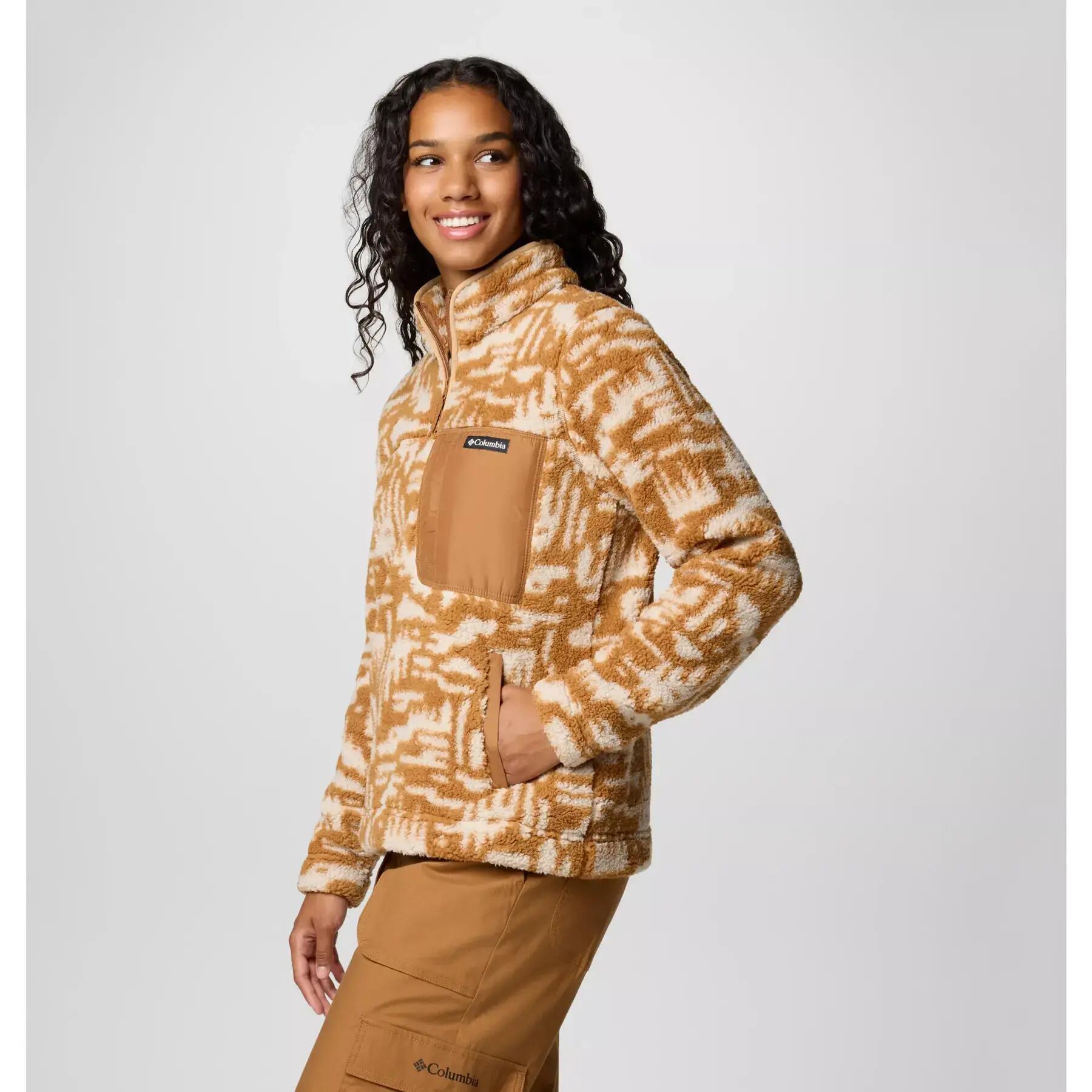 Fleece 1/4 Reißverschluss Damen Columbia West Bend II 4/5