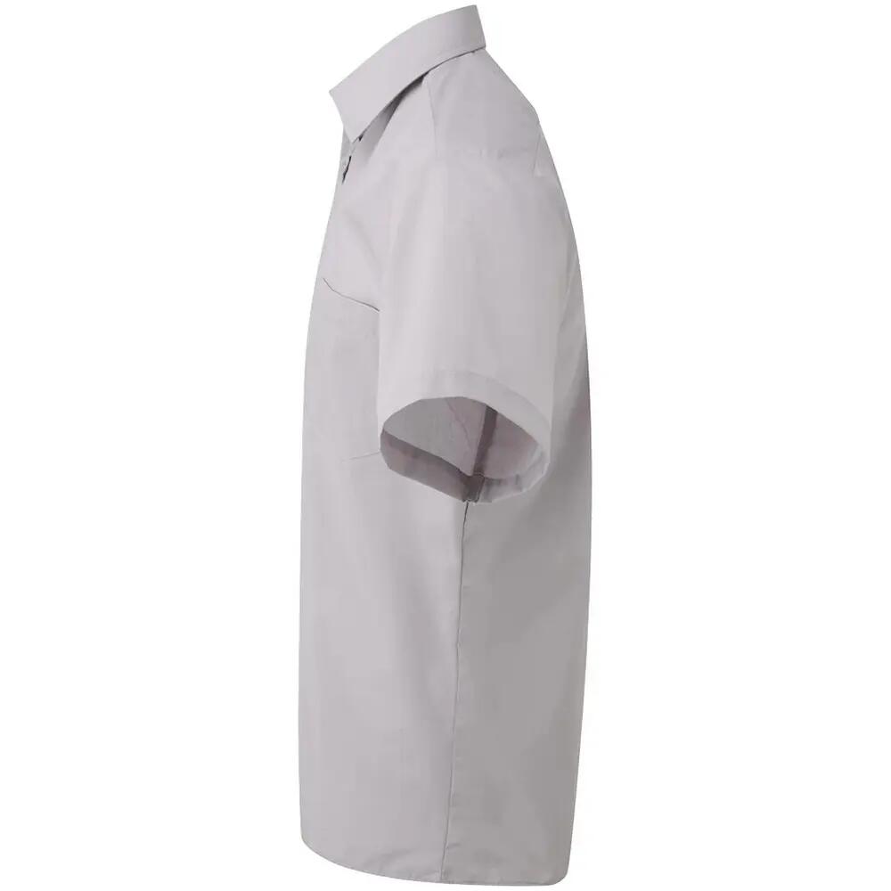 Camicia Maniche Corte Uomo Premier Poplin Argento 3/4