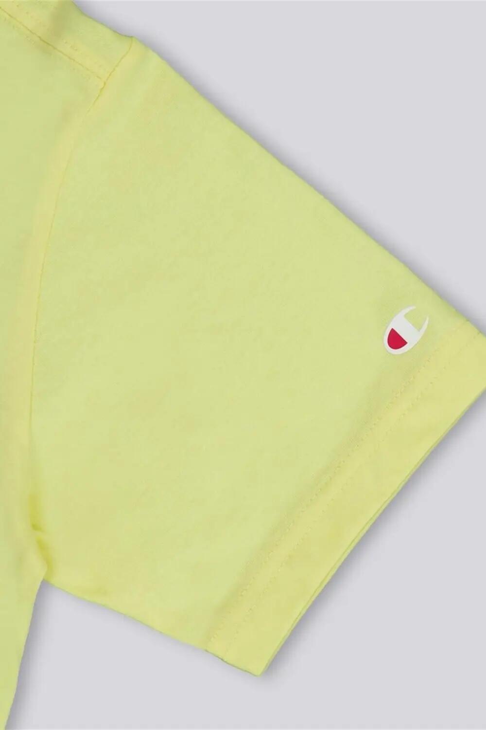 Camiseta básica de manga corta de cuello redondo multicolor Champion 3/4