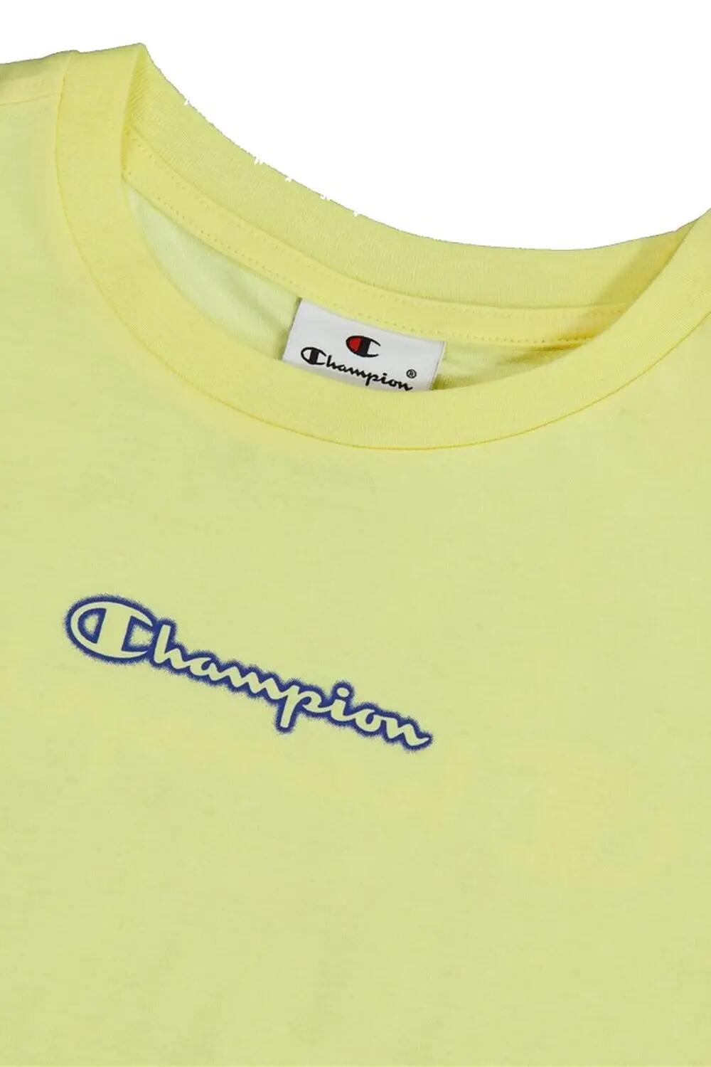 Camiseta básica de manga corta de cuello redondo multicolor Champion 2/4