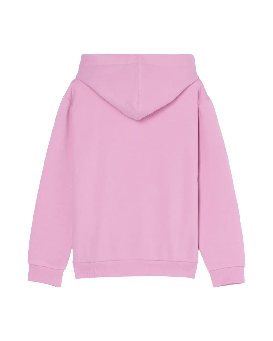 Sudadera con capucha SURF FEELING BRUSHED Rosa Niña 2/2