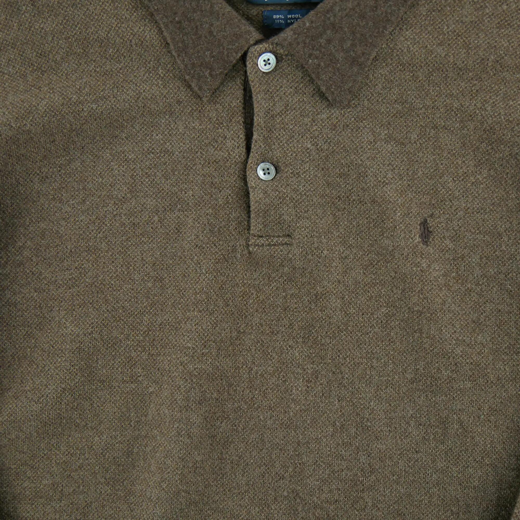 Segunda vida - Polo Ralph Lauren manga longa homem lã - Como novo 3/5