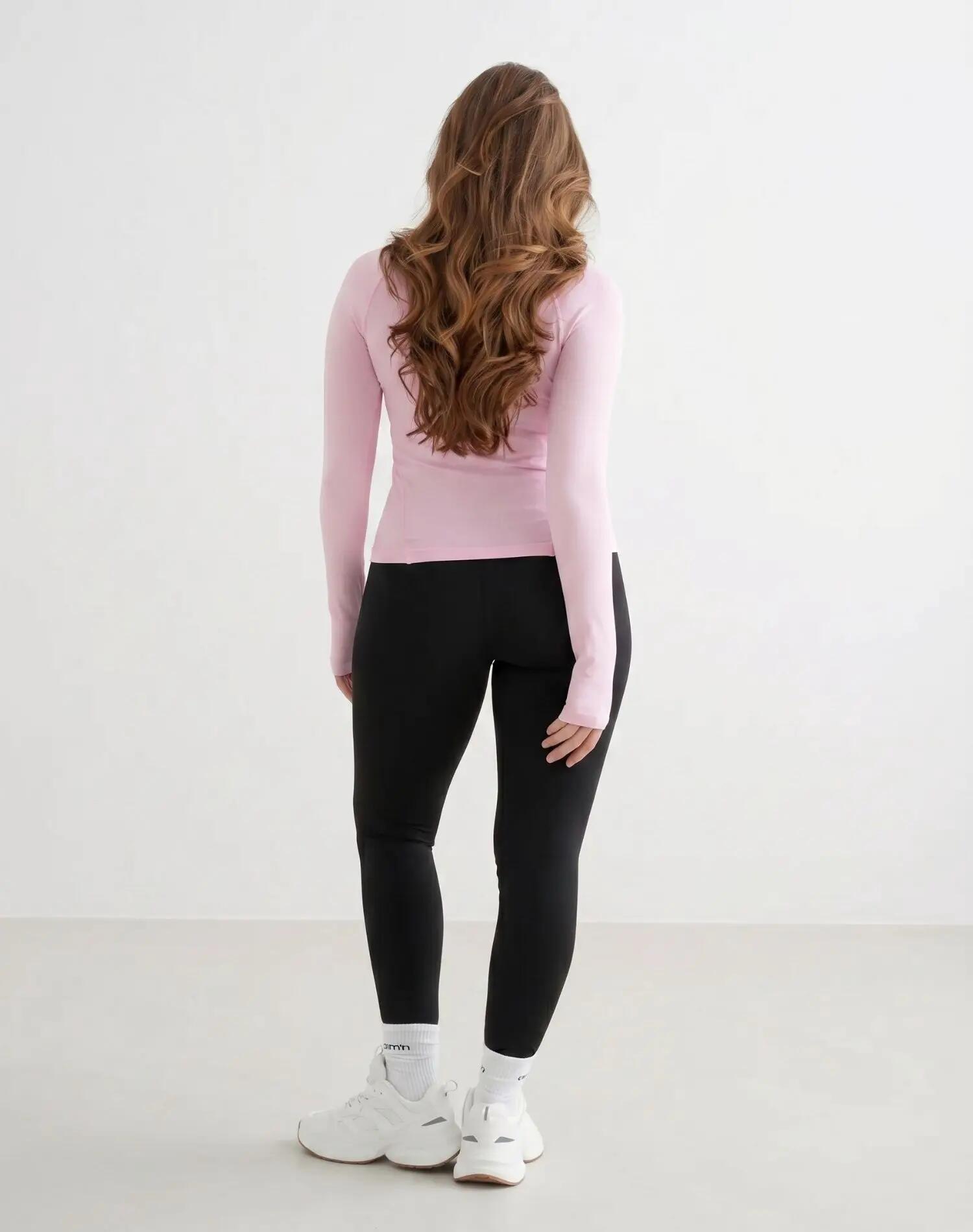 Femme T-shirt Manches Longues Maternité Séchage Rapide Soft Basic Barbe à papa 3/6