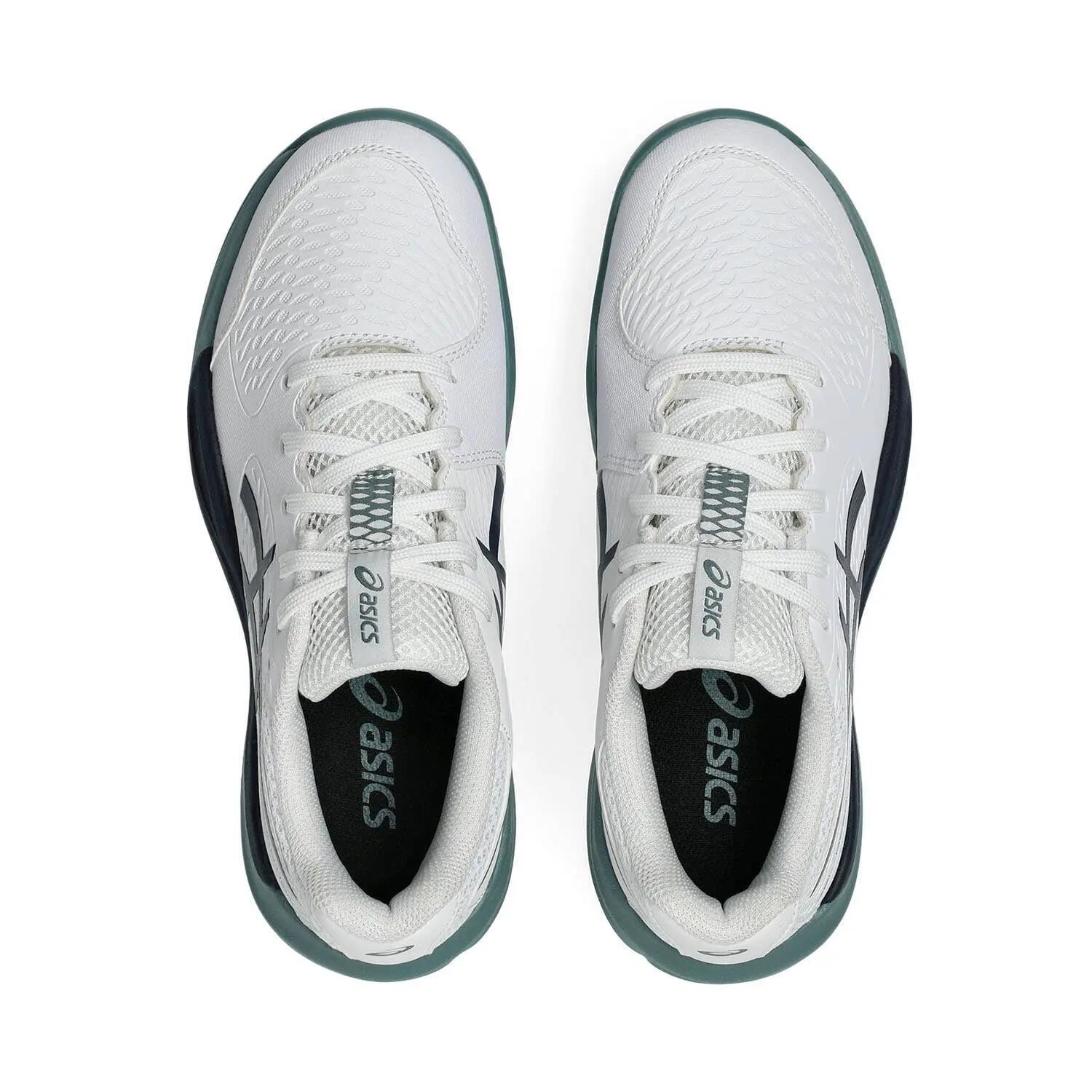 Asics Gel-resolution X Gs Clay Blanc/bleu Junior 1044a080 5/6