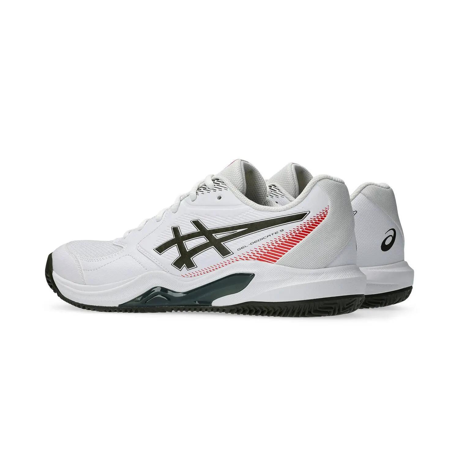 Asics Gel-dedicate 9 Clay Bianco/nero 1041a547 3/6