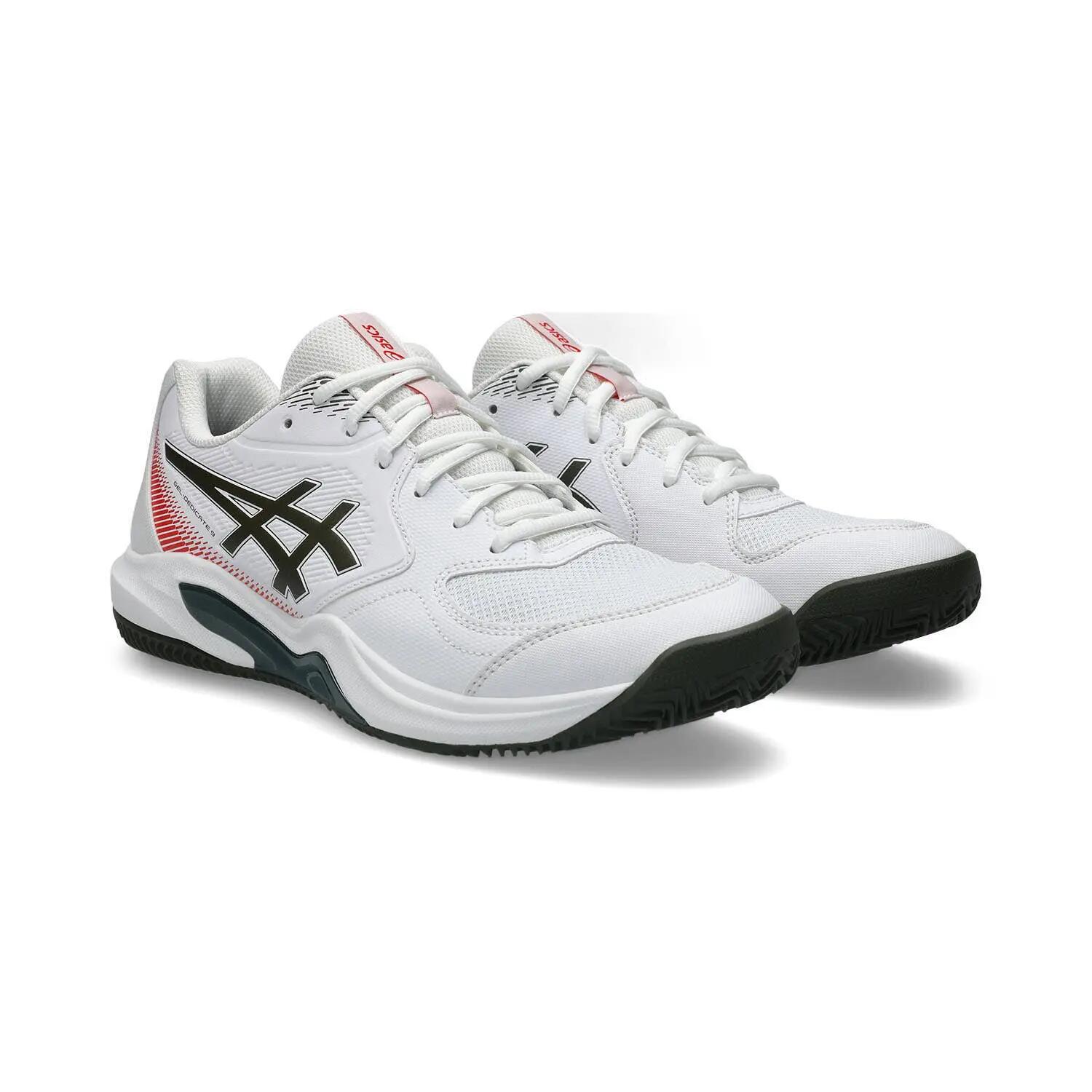 Asics Gel-dedicate 9 Clay Bianco/nero 1041a547 2/6