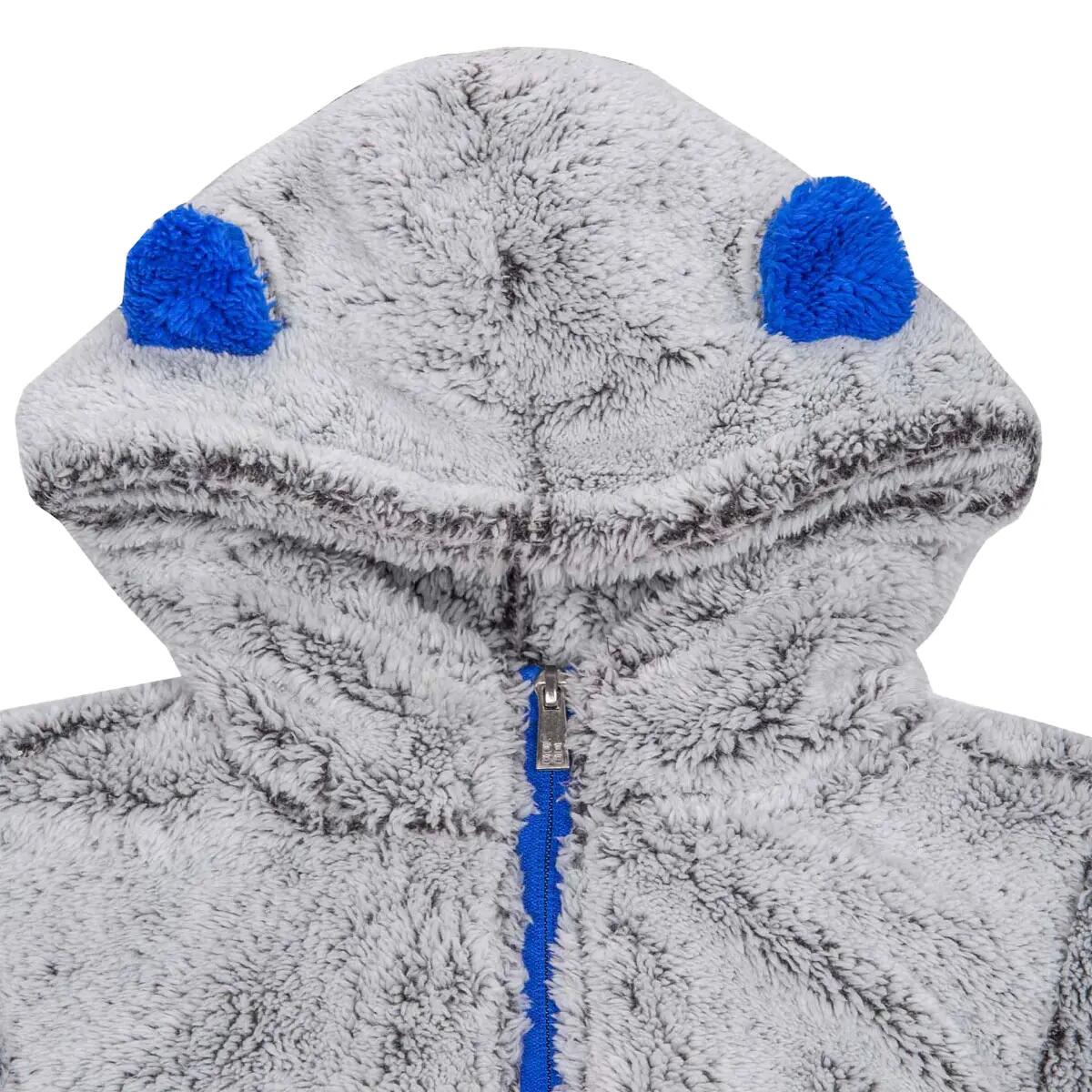 Bluza polarowa dziecięca polar z kapturem uszka misia ECLIPSE 3/4