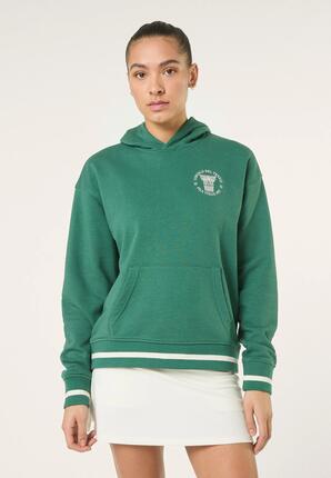 Marlia Relaxed Graphic Hoodie – Damen-Hoodies – Baumwolle und Polyester