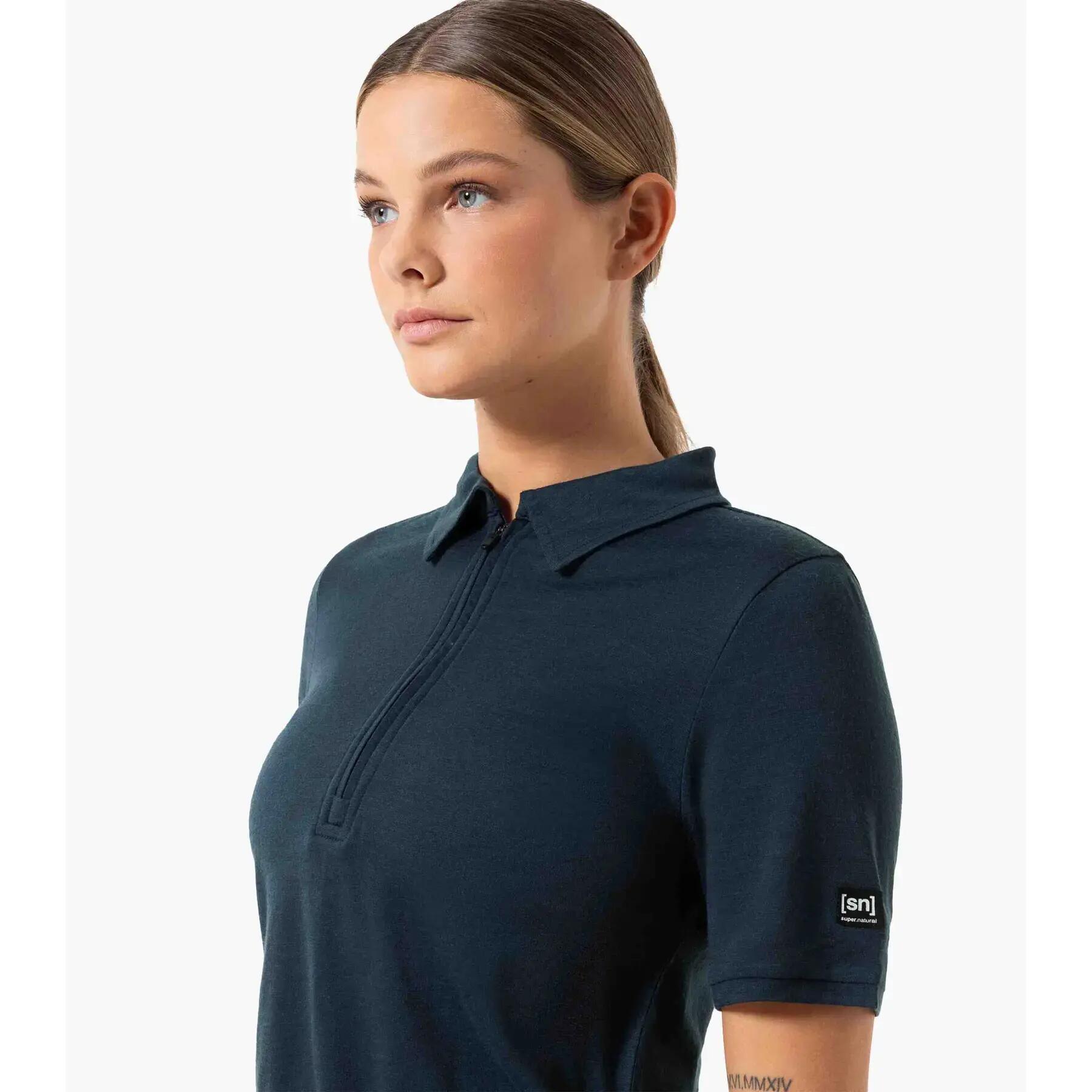 Polo zippé femme super.natural 4/4