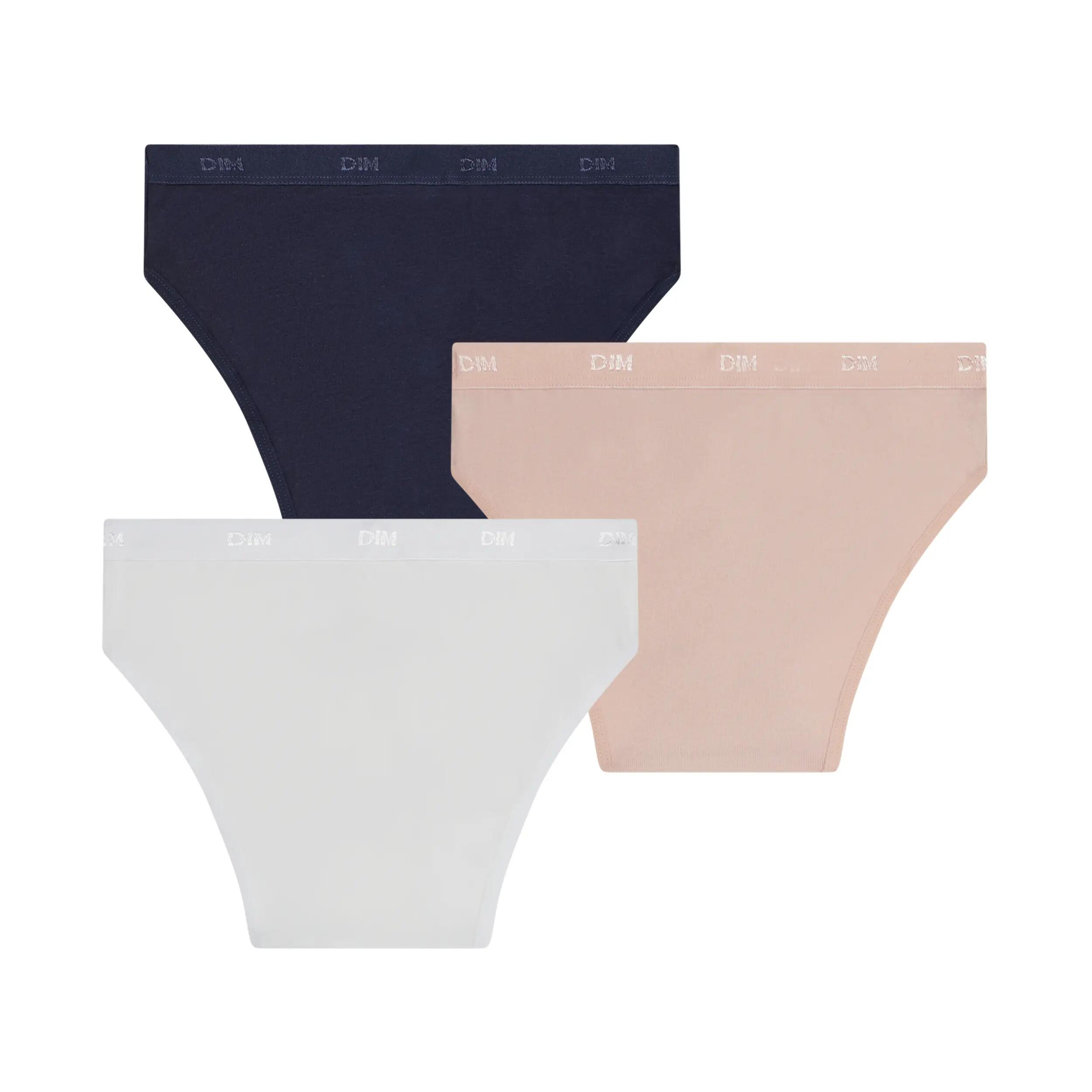 Lot de 3 Culottes fille Coton Les Pockets Ecodim 2/3