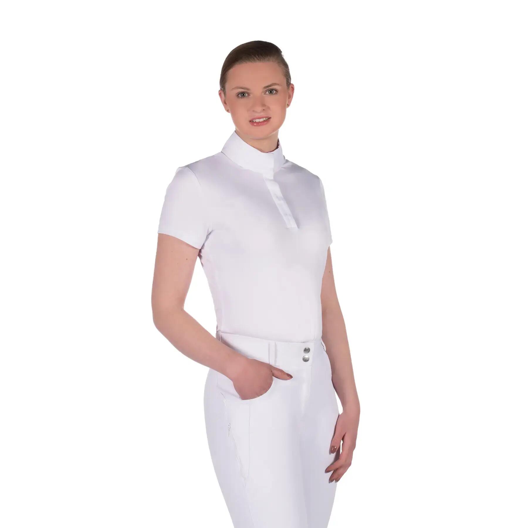 Polo de competición para mujer HKM Hunter Kurzarm 3/5