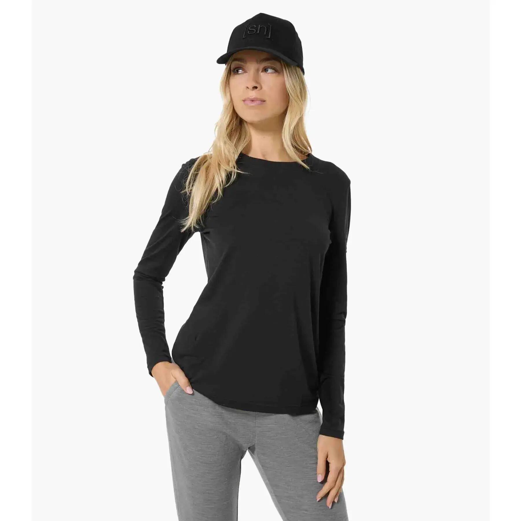 Camisola interior de manga comprida feminina super.natural Casual RIB 2/5