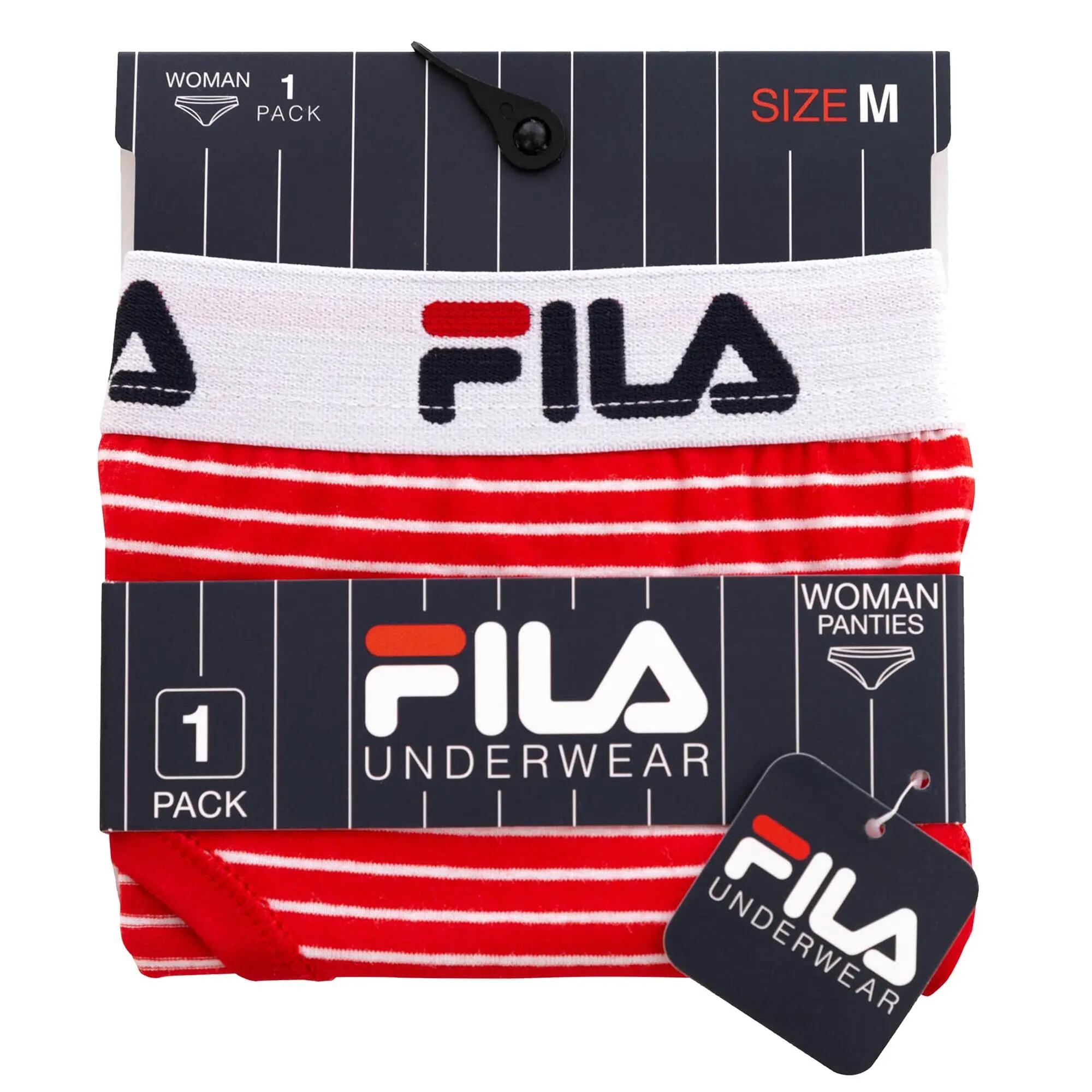 Slip – Slip a righe da donna – Cotone ed elastan 4/4
