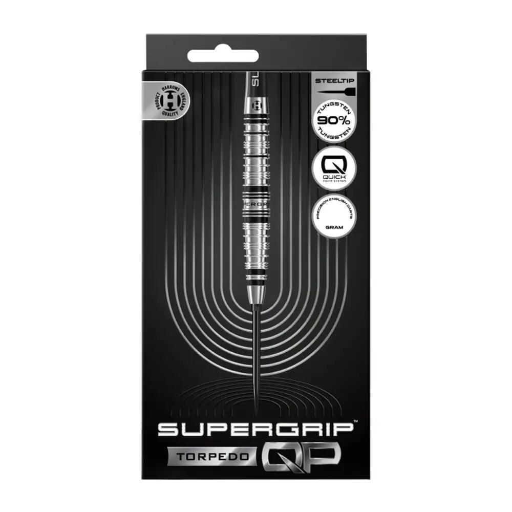 "Torpedo" Darts, Tungsten Damen und Herren Schwarz/Silber 2/2