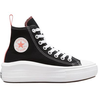 Sneakers converse chuck taylor all star move, zwart, uniseks
