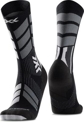 X-socks x-country perform merino crew sokken zwart/grijs