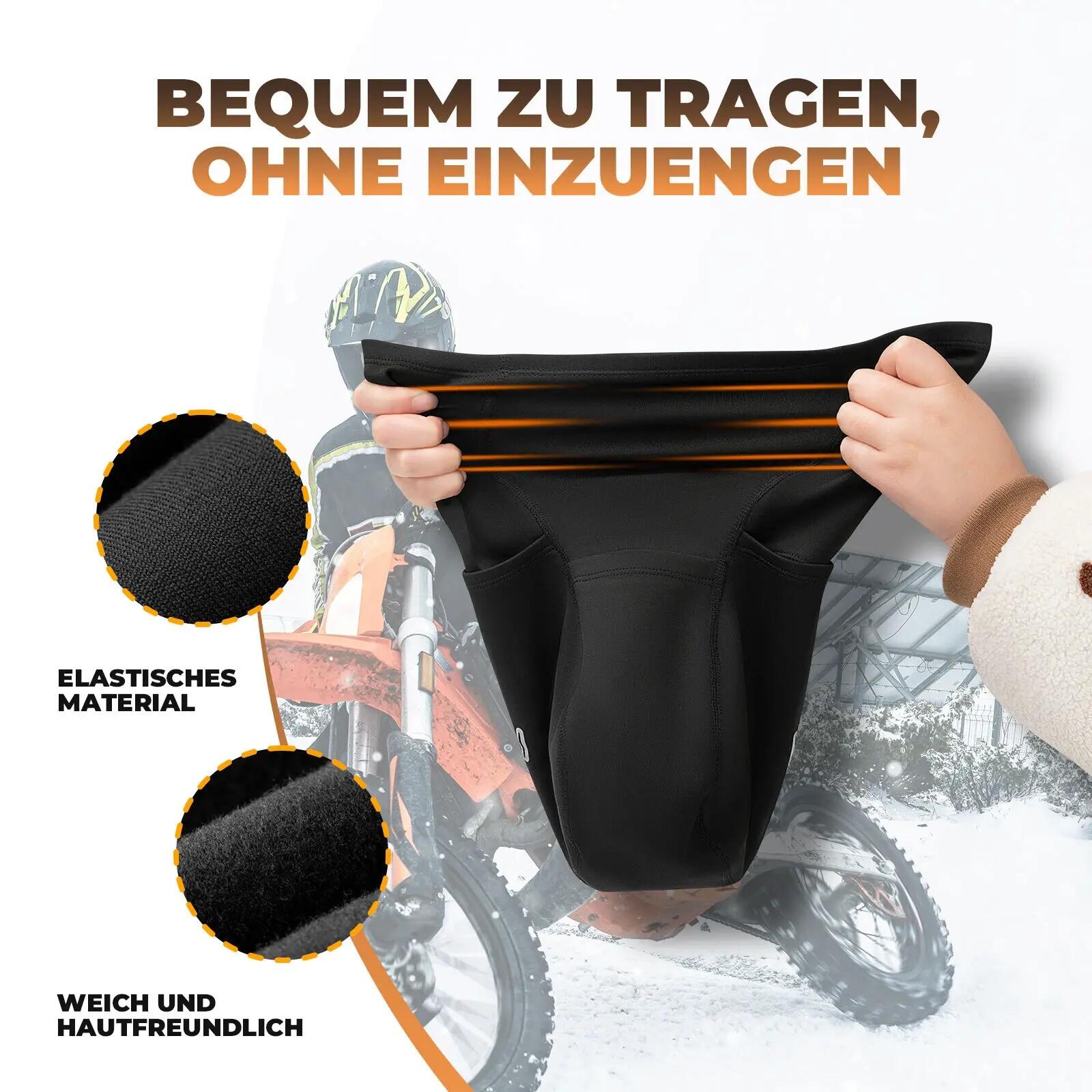 Winter-Sturmhaube winddicht mit Fleece & Brillenlöchern – rutschfest für Helm 4/7