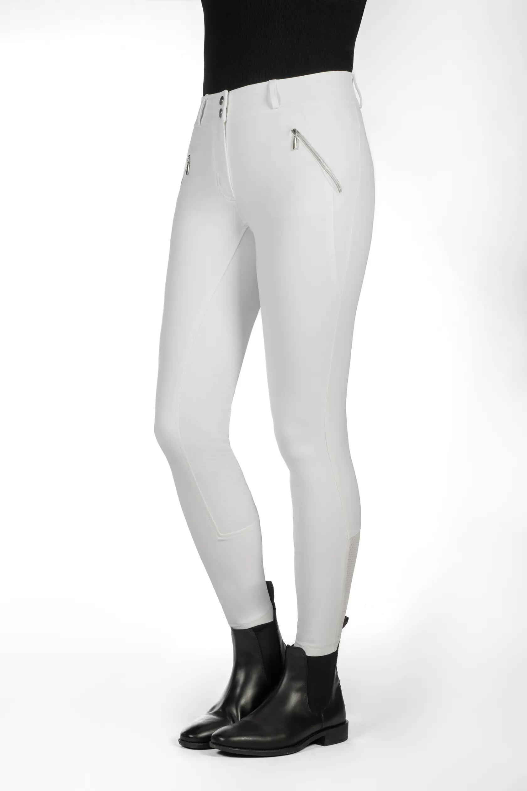 Pantalón de competición Full Grip HKM Lia High Waist 3/6