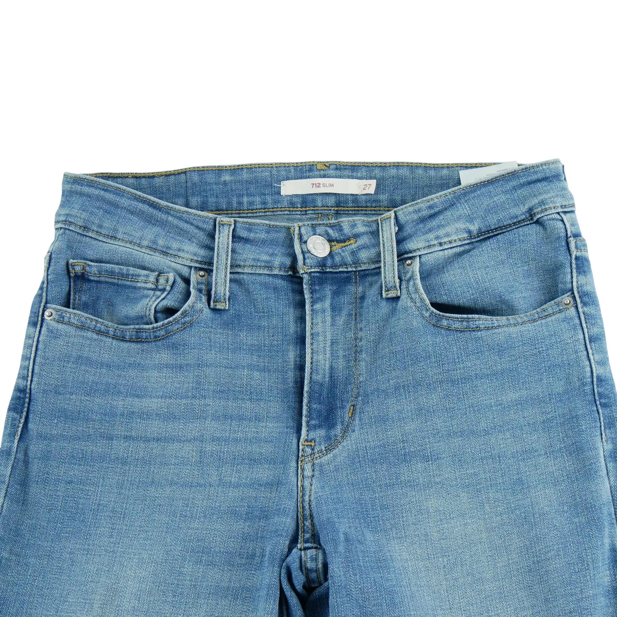 Tweedehands - Jeans Dames W27/L32 Levi Strauss 712 Denim - Zeer goede staat 3/7
