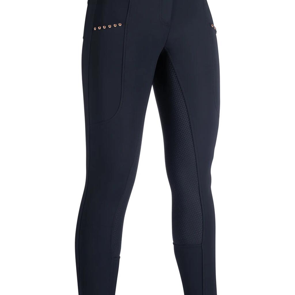 Full grip riding Trousers for women HKM Rosegold Glamour Winter