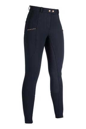 Pantalon équitation full grip femme HKM Rosegold Glamour Winter