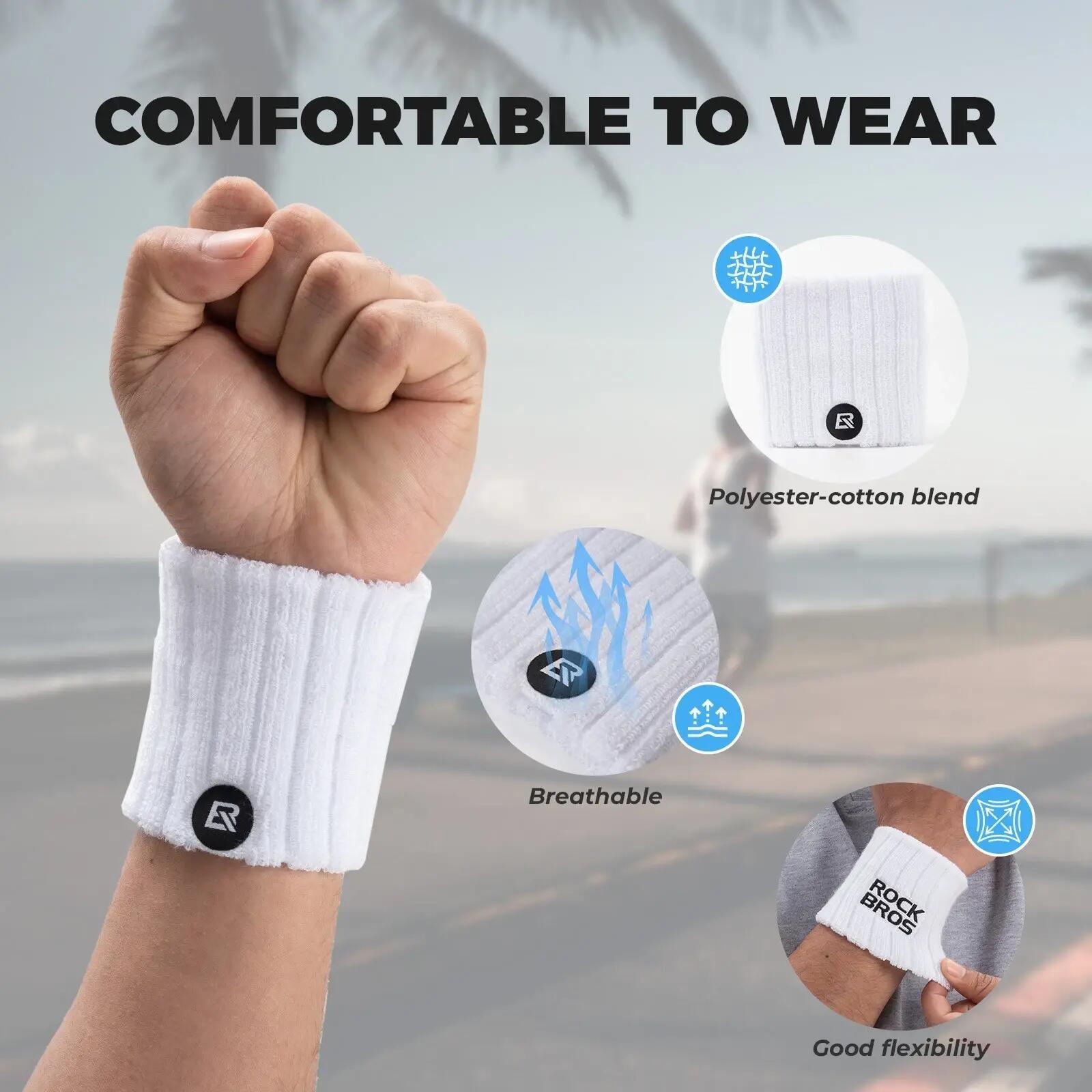 ROCKBROS Wristbands Handgelenk Sweatbands 4/7