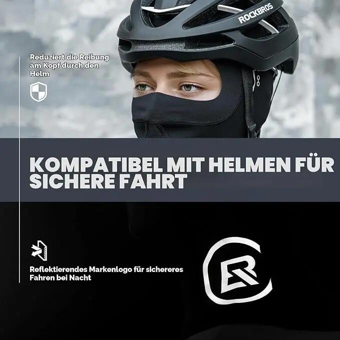 Winter-Sturmhaube winddicht mit Fleece & Brillenlöchern 7/7