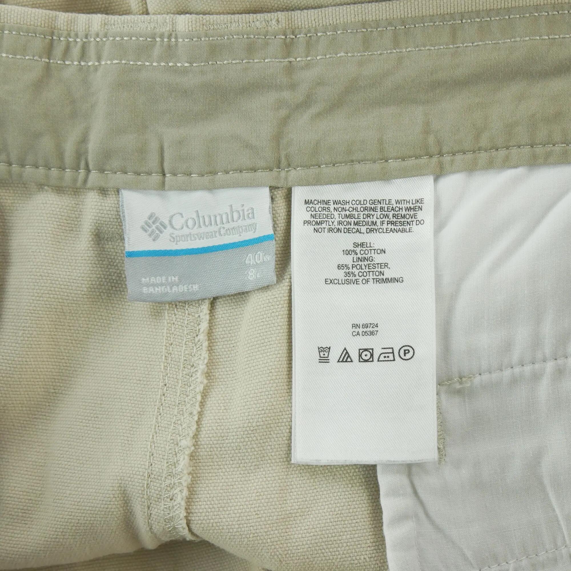 Segunda vida - Shorts de homem Columbia cargo vintage - Em bom estado 7/7