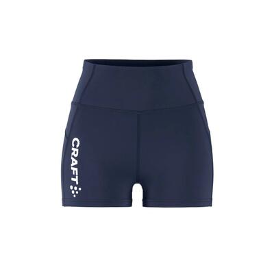 Craft rush 2.0 hot pant w – lichtgewicht, rekbare hotpants – navy