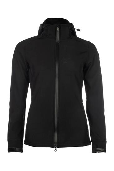 Kurtka jeździecka softshell z kapturem dla dziewczynki HKM Crew