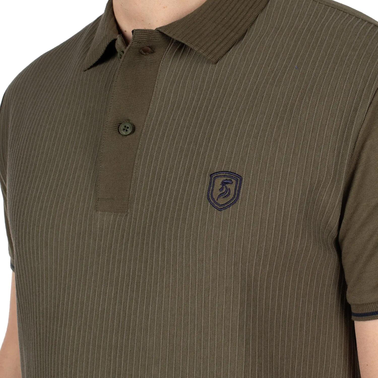 Polo pinna S / Kaki 3/5