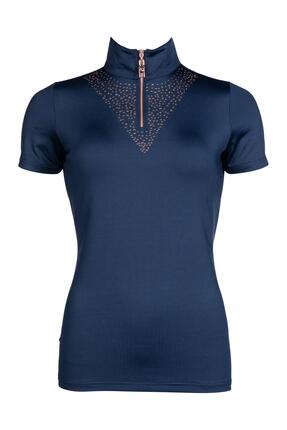 Damskie jeździeckie polo HKM Rosegold Glamour