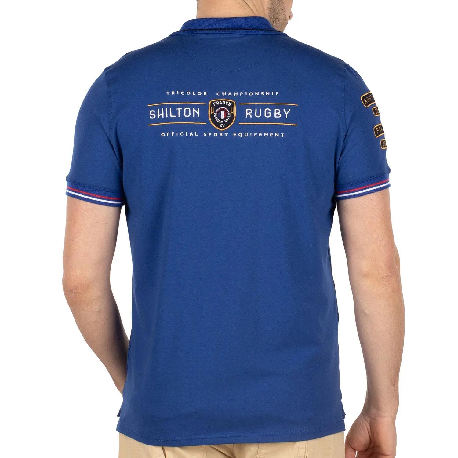 Polo rugby saphir indigo L 2/5