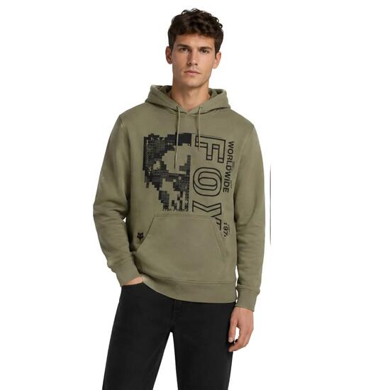 Sweat à capuche oversize en polaire Fox Moto-X pour homme en coton
