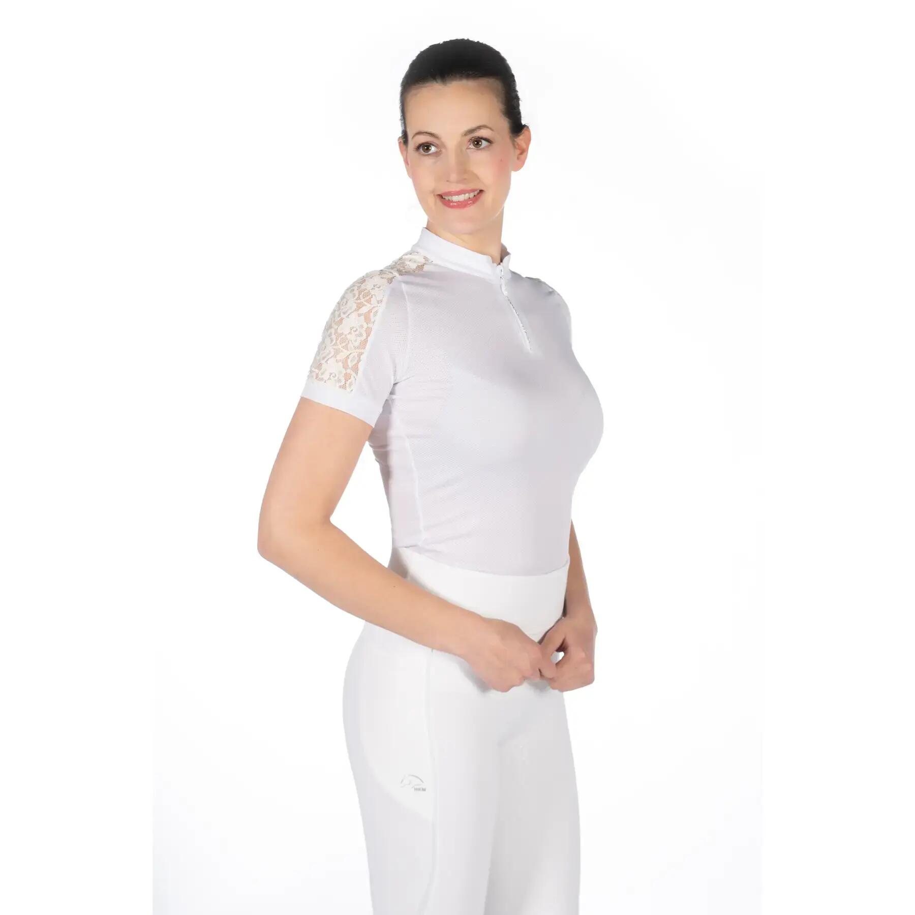 Polo de equitación para mujer HKM Nelly 2/5