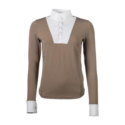 Polo de concours manches longues femme HKM Virginia
