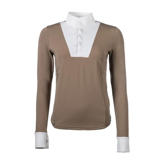 Polo de concours manches longues femme HKM Virginia