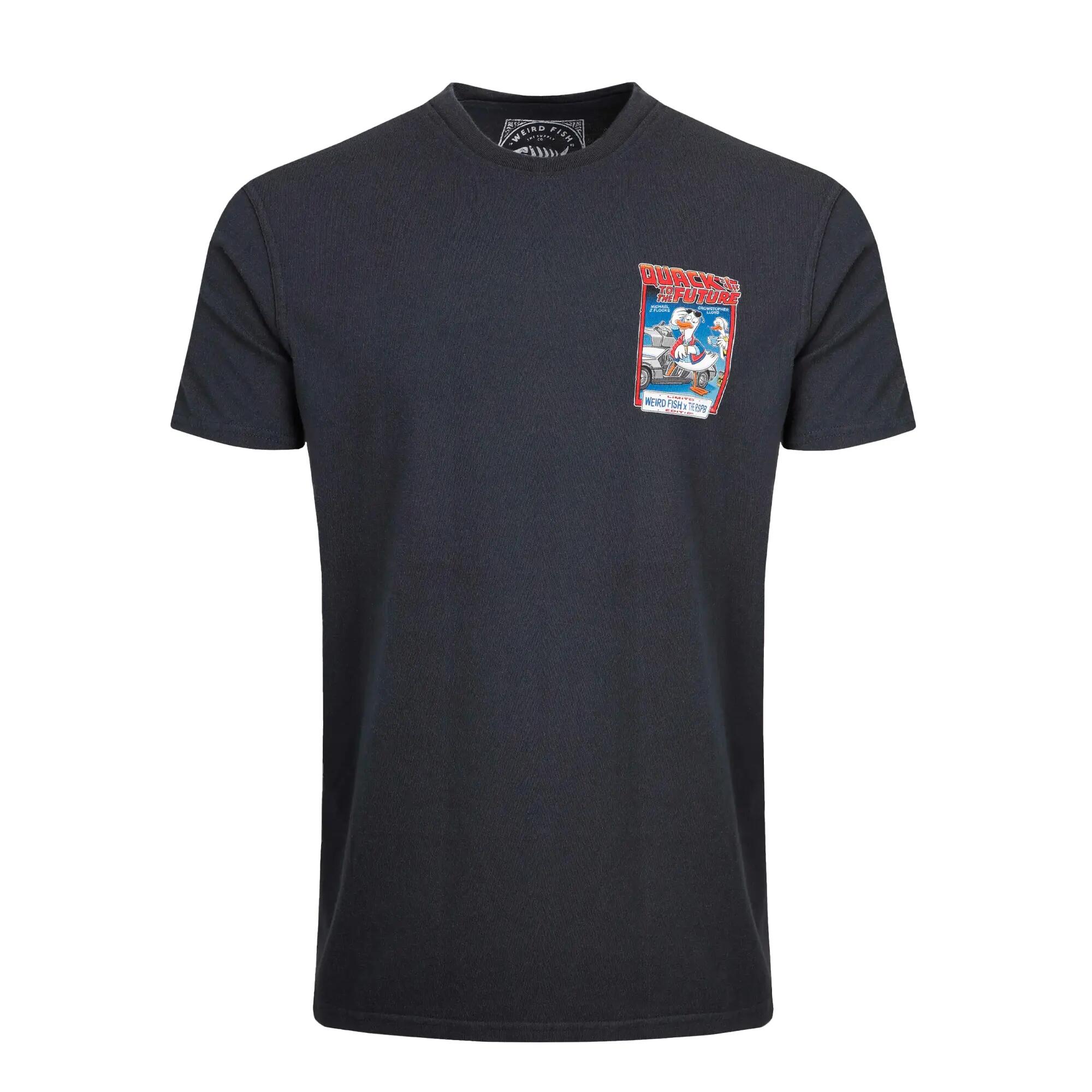 Maglietta Collaborazione Con RSPB Uomo Weird Fish Quack To The Future Blu Navy 2/4