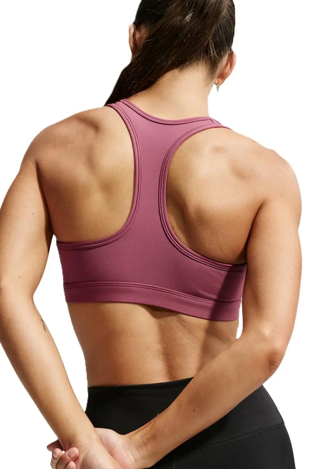 Sujetador deportivo Nike Swoosh de soporte medio para mujer 2/4