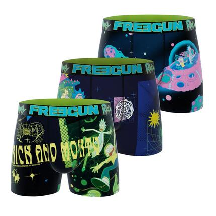 Lot de 3 boxers homme Rick and Morty