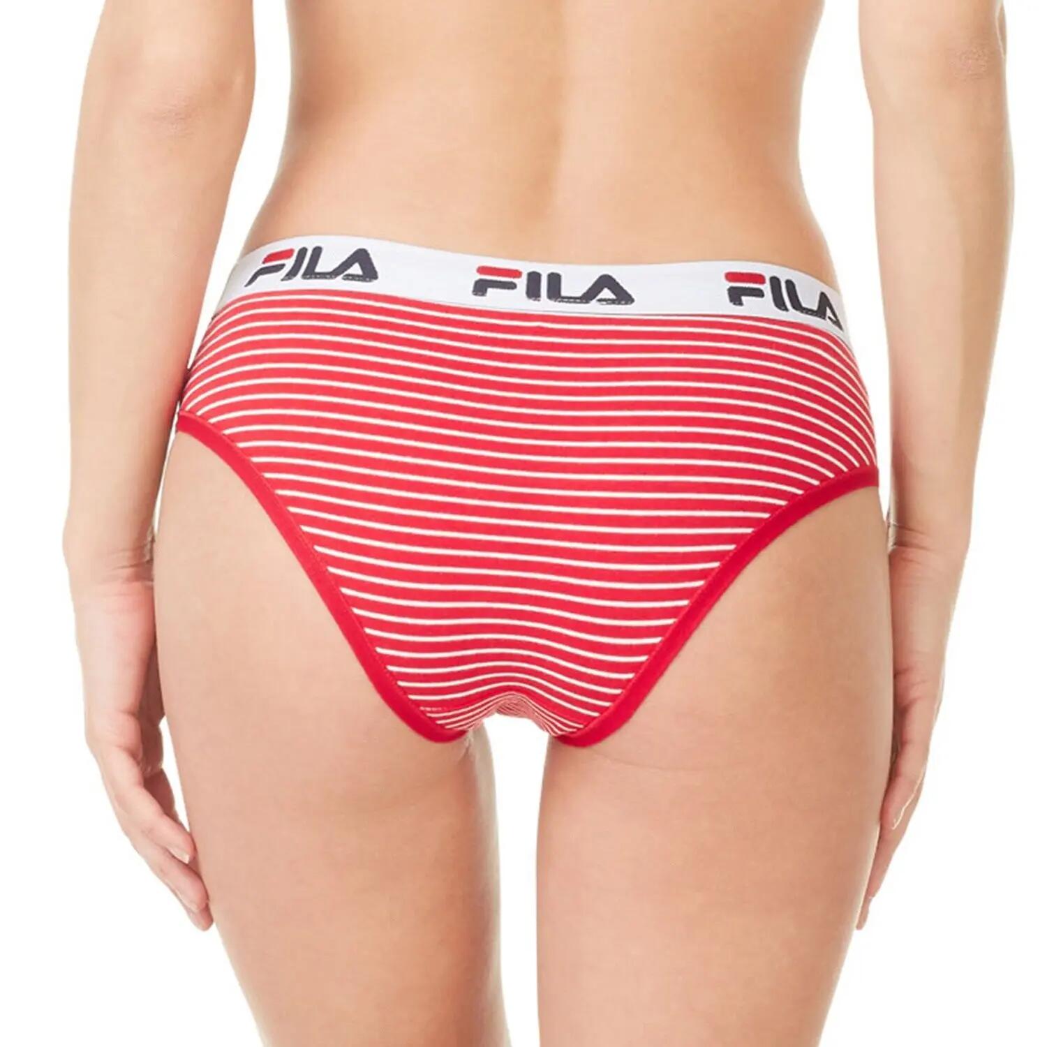 Slip – Slip a righe da donna – Cotone ed elastan 3/4